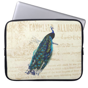 Vintage Peacock Laptop Sleeve