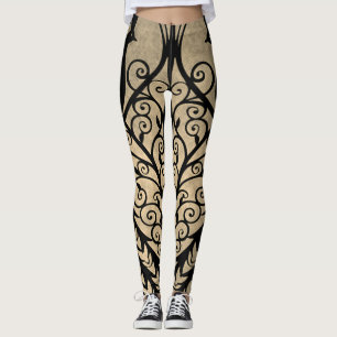Vintage Peacock Leggings