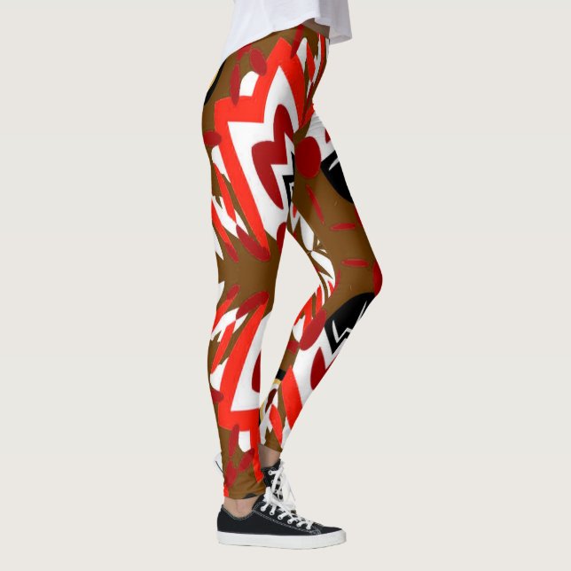 Vintage Peacock Leggings (Right)