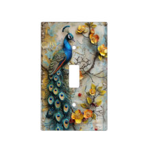 Vintage Peacock Scrapbooking: Blue & White
