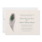 Vintage Peacock Wedding Invitation