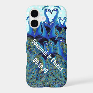 Vintage Peacocks Kissing Wedding Gifts