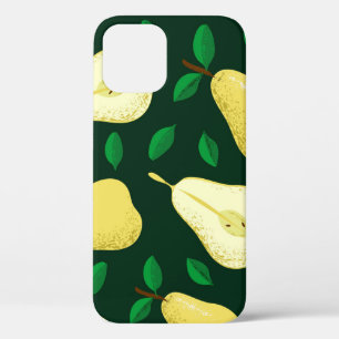 Vintage Pear Botanical: Light Green iPhone 12 Case
