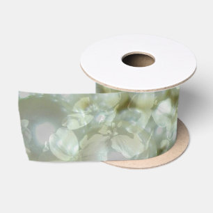 Vintage Pearls and Petals Satin Ribbon