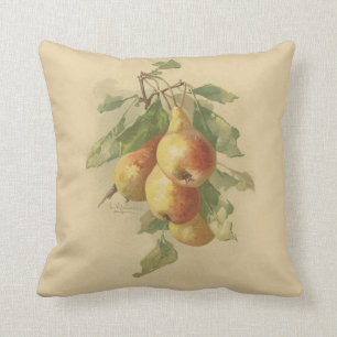 Vintage pears cushion