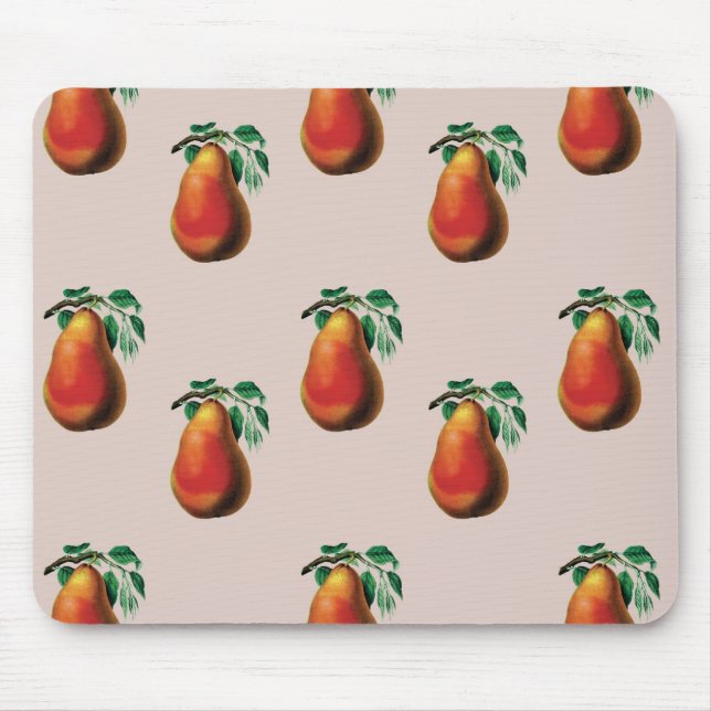 Vintage Pears Mouse Pad (Front)