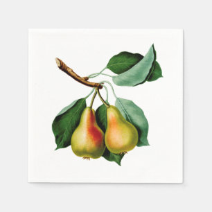 Vintage Pears Napkin