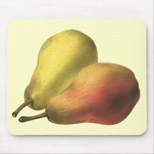 Vintage Pears, Organic Foods, Ripe Fruit Mouse Pad