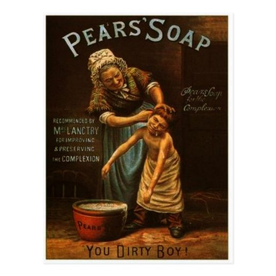 Vintage Pears Soap Postcard | Zazzle.com.au