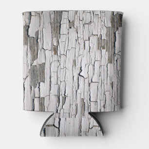 Vintage Peeling Paint: White Wall Aesthetics Can Cooler