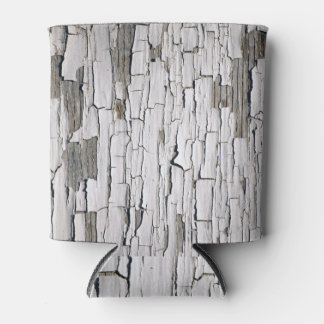 Vintage Peeling Paint: White Wall Aesthetics Can Cooler