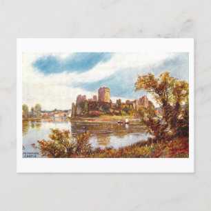 Vintage Pembroke Castle, Wales Postcard