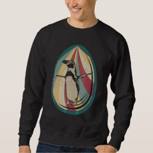 Vintage Penguins Easter Egg Mens Boys Kids Sweatshirt