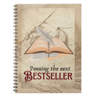 Vintage Penning the Next Bestseller Notebook