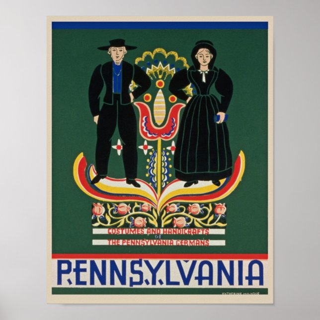 Vintage Pennsylvania Poster (Front)