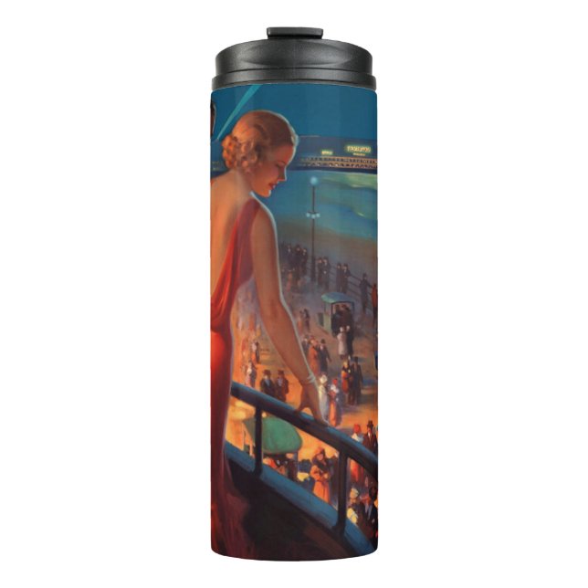 VINTAGE PENNSYLVANIA RAILROAD  THERMAL TUMBLER (Front)