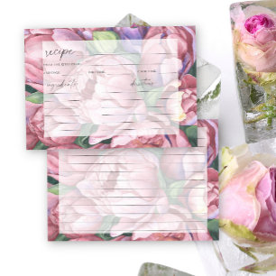 Vintage peonies - bridal shower recipe