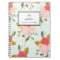 Vintage Peonies Pattern Personalised Notebook