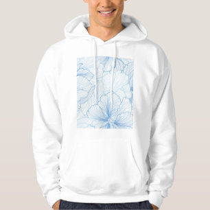 Vintage Peony: Floral Seamless Pattern Hoodie