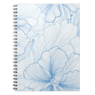 Vintage Peony: Floral Seamless Pattern Notebook