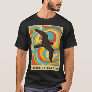 Vintage Peregrine Falcon Lover Animal Retro Style  T-Shirt