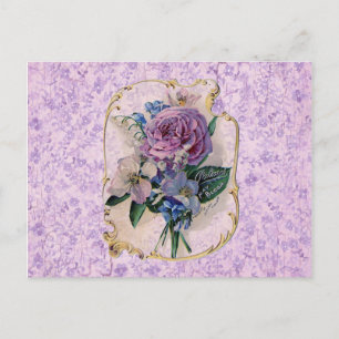 Vintage Perfume Ad Postcard