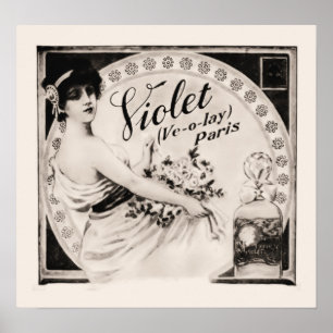 Vintage Perfume Poster