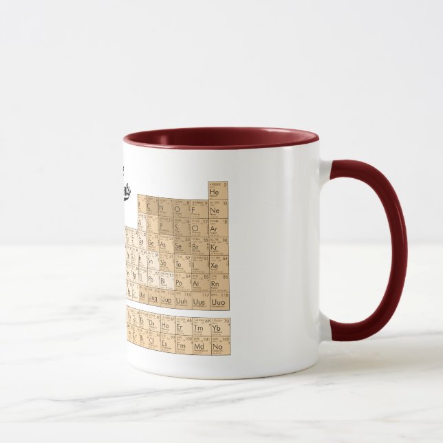 Vintage Periodic Table Mug (Right)