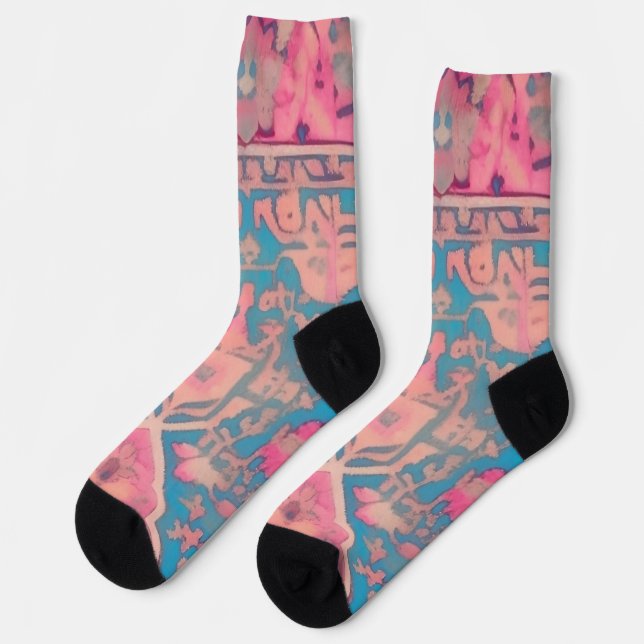 Vintage Persian design socks (Left)