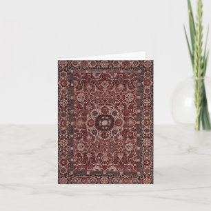 Vintage Persian Tapestry Card