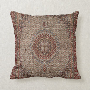 Vintage Persian Turkish Oriental Rug Carpet Cushion