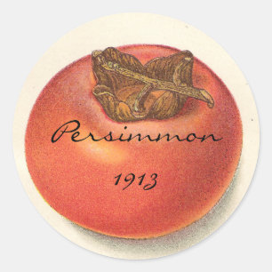 Vintage Persimmon Stickers