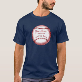Vintage Personalised Baseball T-Shirt