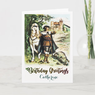 Vintage Personalised Birthday Card