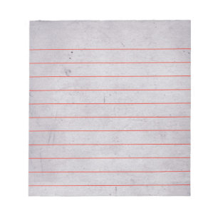 Vintage Personalised Memo Pad with Business Lines