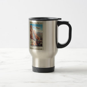 Vintage Peru of the Incas via Pan American Travel Travel Mug
