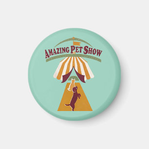 Vintage Pet Poster Magnet