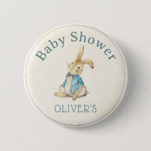 Vintage Peter The Rabbit Boy Cute Baby Shower 6 Cm Round Badge