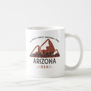 Vintage Petrified Forest National Park Arizona Cof Coffee Mug