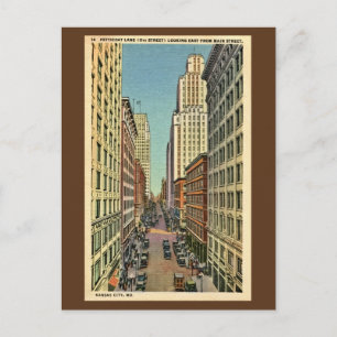 Vintage Petticoat Lane Kansas City, MO Postcard