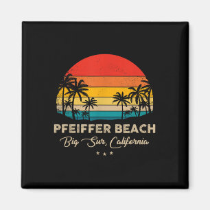 Vintage Pfeiffer Beach - Big Sur, California Souve Magnet
