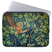 Vintage Pheasant Botanical Art Laptop Sleeve