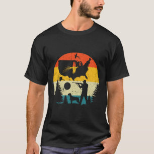 Vintage Pheasant Hunting With German Shorthaired P T-Shirt