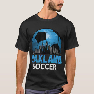 Vintage Philadelphia Cityscape Soccer girl T-Shirt
