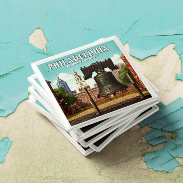 Vintage Philadelphia Pennsylvania Magnet (Creator Uploaded)