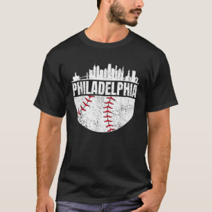 Vintage Philadelphia Skyline Baseball Retro Citysc T-Shirt