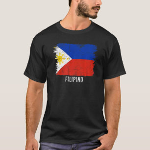 Vintage Philippine Flag Filipino & Proud Of My Roo T-Shirt