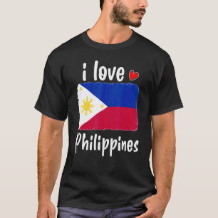 Vintage Philippines Flag Pride For Men Women Kids T-Shirt