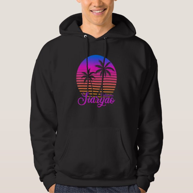 Vintage Philippines Vacation Travel Asia Siargao Hoodie (Front)