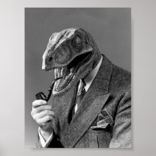 Vintage Philosoraptor Print (circa 1862)